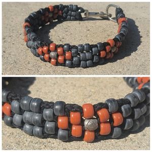 Custom Handmade Beaded Dog Collar